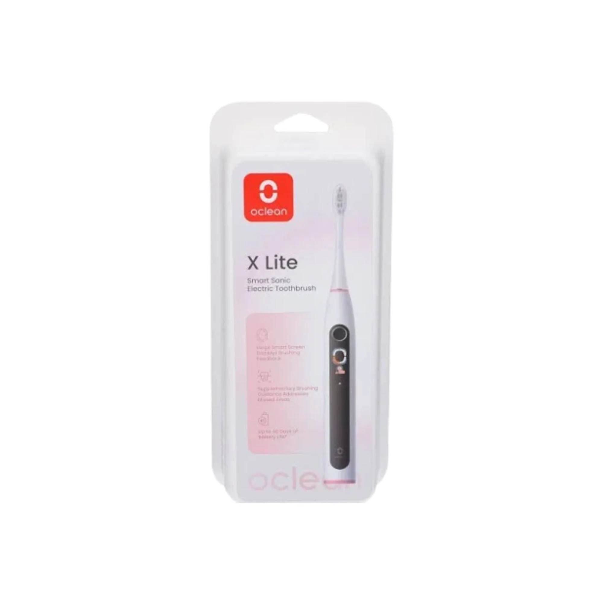Oclean Grigio chiaro - Pennello sonico grigio-rosa