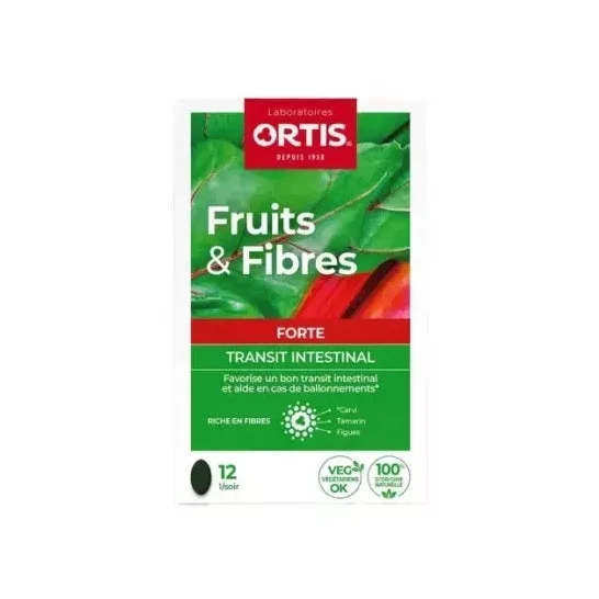 Ortis Frutta & Fibra Forte transito intestinale transito intestinale azione veloce 12 Comp