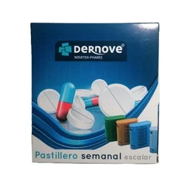 Dernove 7 Day Individual Weekly Pill Box 1pc