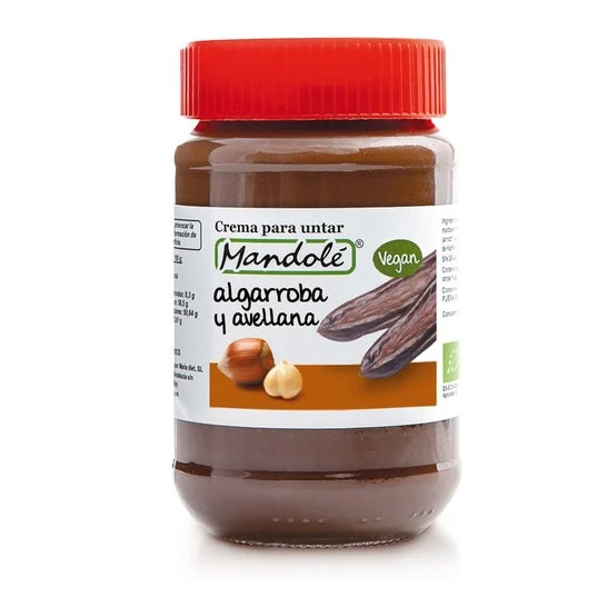 Mandole Crema di Carruba Nocciola S/Pal 375g