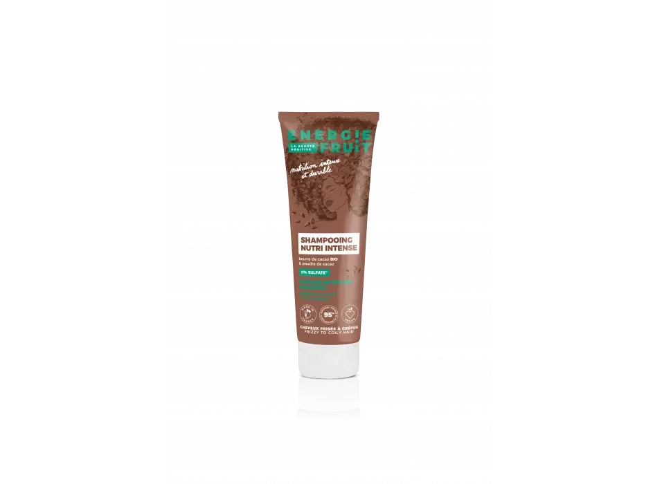 Energie Fruit Shampoo Nutriente Intenso Senza Solfato Polvere e Burro di Cacao Bio Capelli Ricci Crespi 250ml