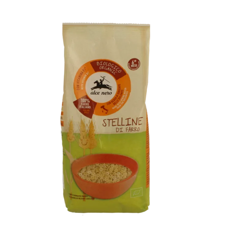 Alce nero Stelline Farro Biologiche Alce Nero 500g