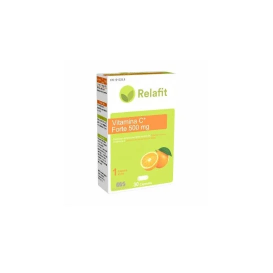 Relafit Vitamina C Forte 500 Mg 30 cápsulas