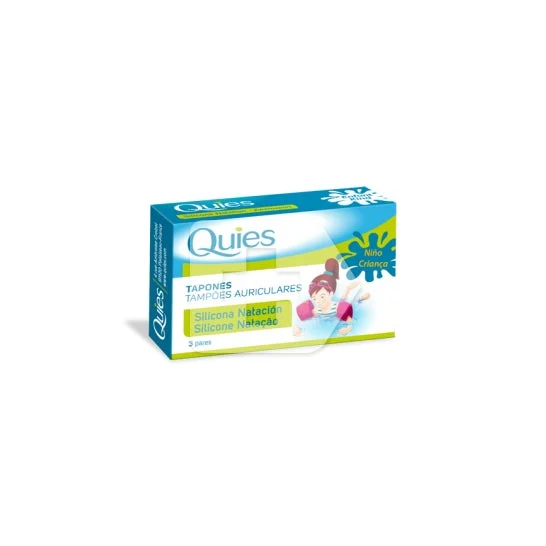 Quies tapón oódo silicona natación infantil 6uds