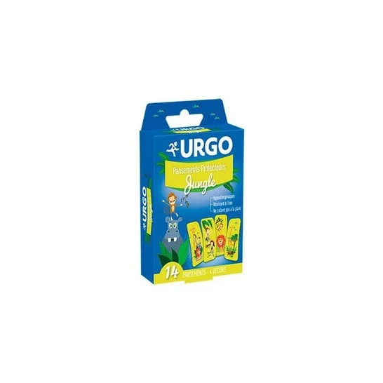 Urgo Special Kids Jungle Adhesive Pad 14pz