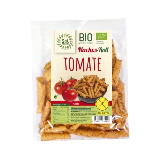Sol Natural Nachos Roll Tomato 125g