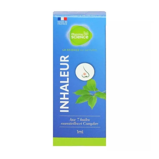 Pharmascience Inhalador 7 Aceites Esenciales y Alcanfor 1ml