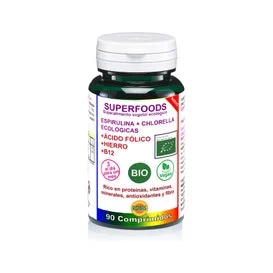 Robis Spirulina + Clorella + Acido Folico + Ferro + B12 90Comp