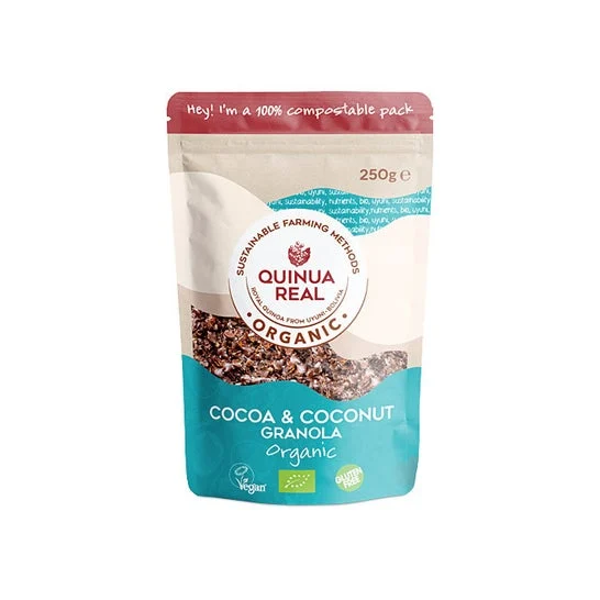 Quinoa Real Quinoa Cacao Cocco Granola Bio 250g