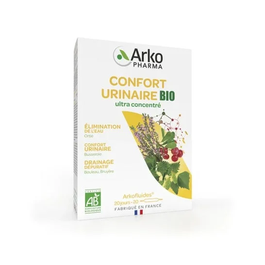 Arkopharma Arkofluide BIO Confort Urinaire 20ampoules x 10ml