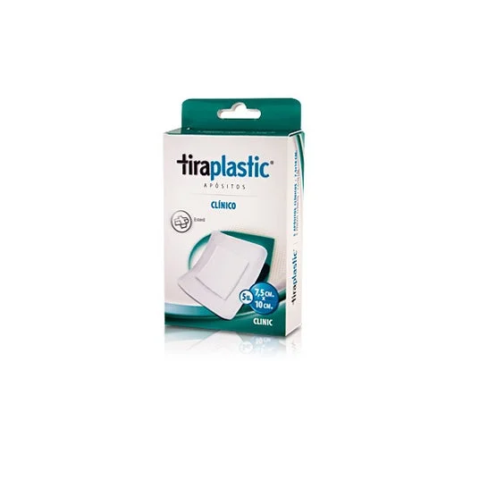 Tiraplastic Clínico Apósitos Estéril 7,5x10cm 5uds