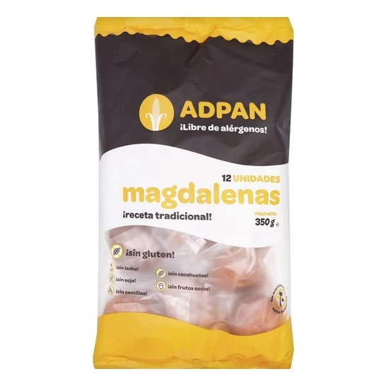Adpan Madalenas S/G ricetta tradizionale 350g