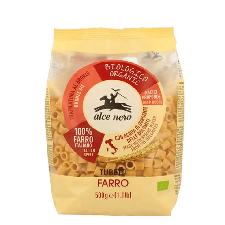 Alce nero spa Tubetti Di Farro Biologici Alce Nero 500g