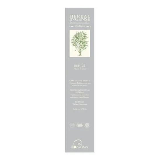 Bioaroma Incenso Eco de Benjui 12 Bastoncini
