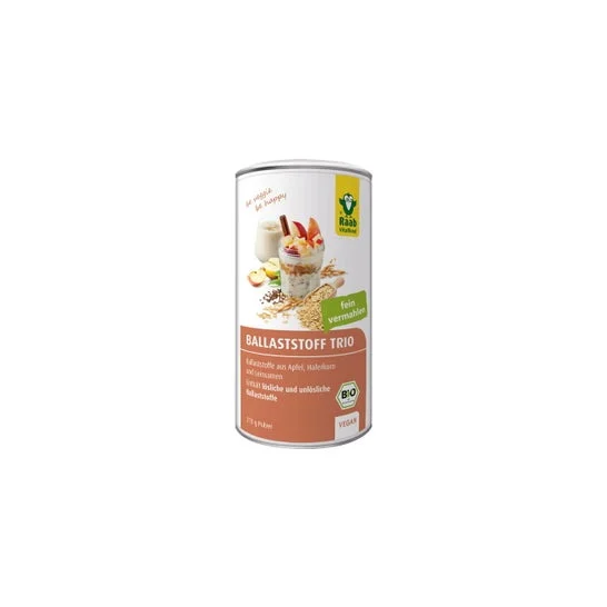 Raab Vitalfood Trio Fibre Mela + Avena + Lino Bio Vegan 210g