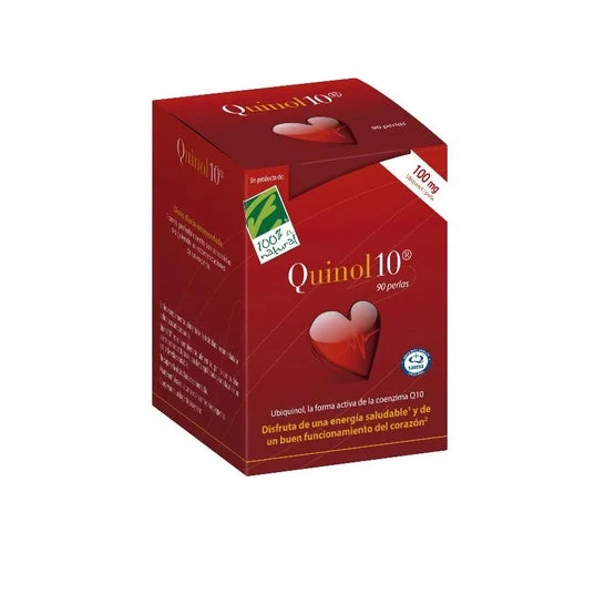 100% Quinolo Naturale 10 90 capsule da 100mg di Ubiquinolo