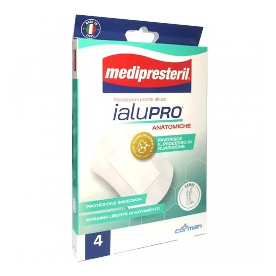 Corman Medipresteril Ialupro Medicazione Gambe 4 Unità