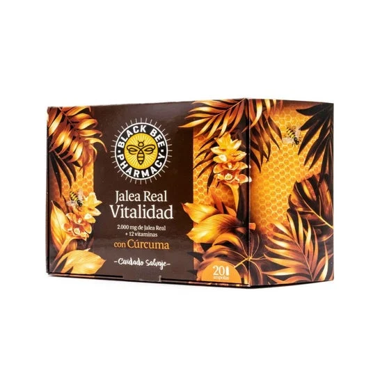 Black Bee Royal Jelly Vitality Turmeric 20 Ampolle