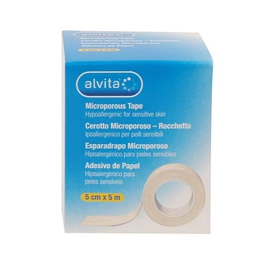 Alvita Nastro Microporoso Ipoallergenico 1 Unità