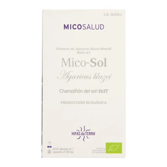 Mico-sol Extracto De Champiñón Del Sol 70 Cáps