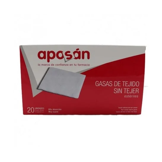 Aposan garza sterile garza non tessuta Comprime 10 Cm X 20 Cm 20 Cm 20