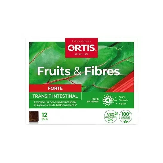 Ortis Fruits Fibres Forte Transit 12 Unità
