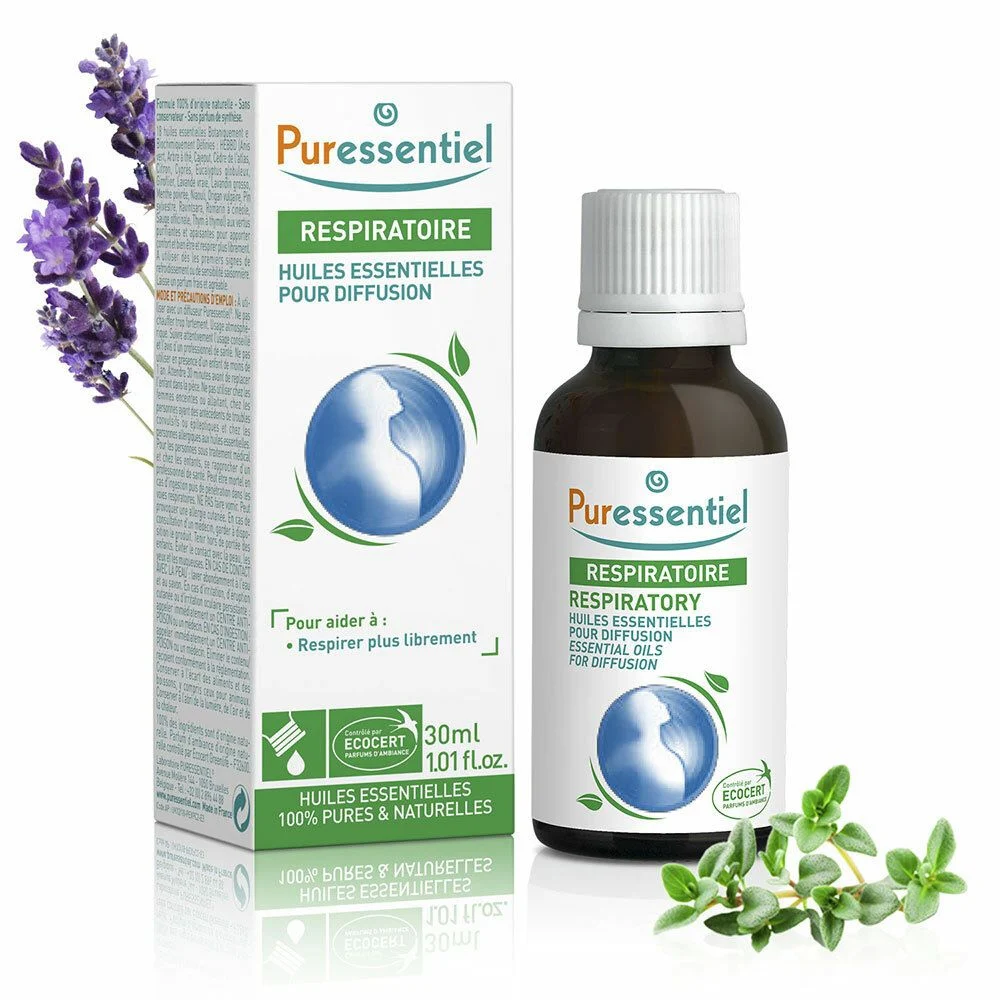 Puressentiel Respiratorio Oli Essenziali per Diffusione 30 ml