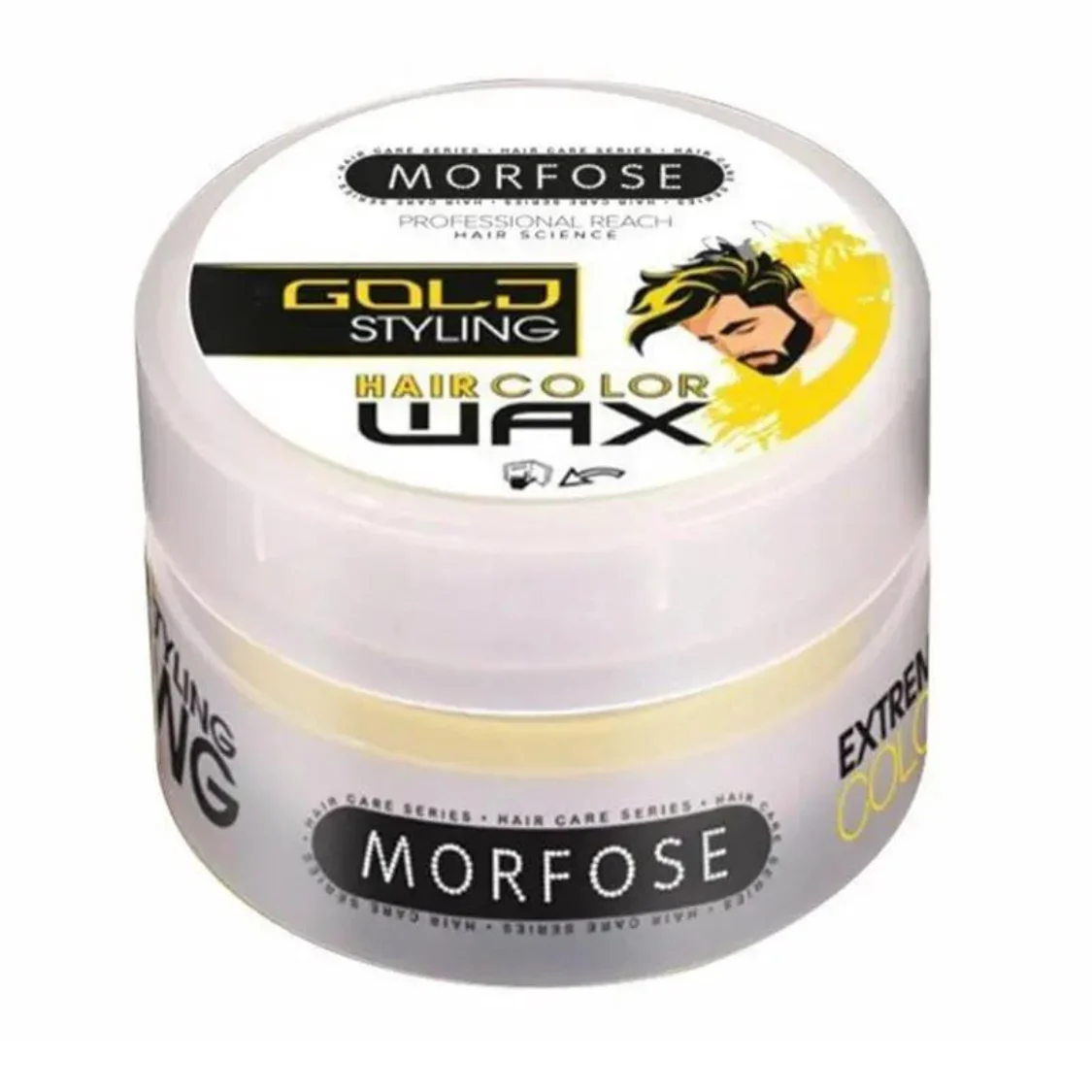 Morfose Hair Color Wax - cera colorante per capelli, forte, finitura opaca, 100 ml Oro | D'oro