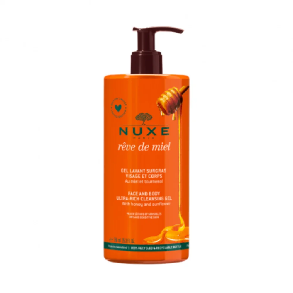 Nuxe Sogno di Miele Gel Lavante Surgras Viso e Corpo 750ml
