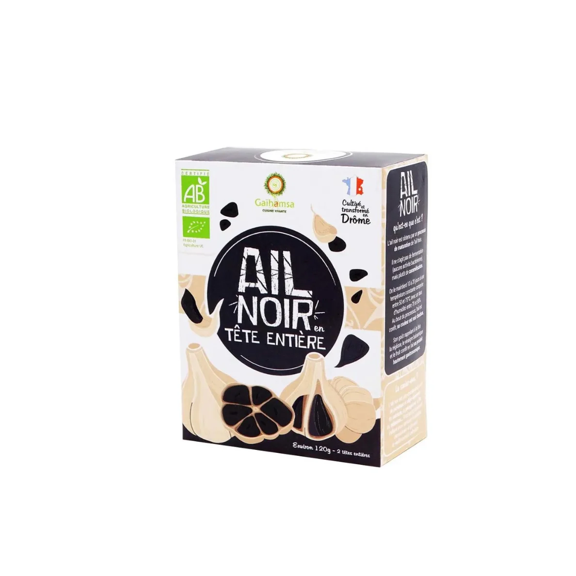 Gaihamsa Aglio nero intero Bio 120g