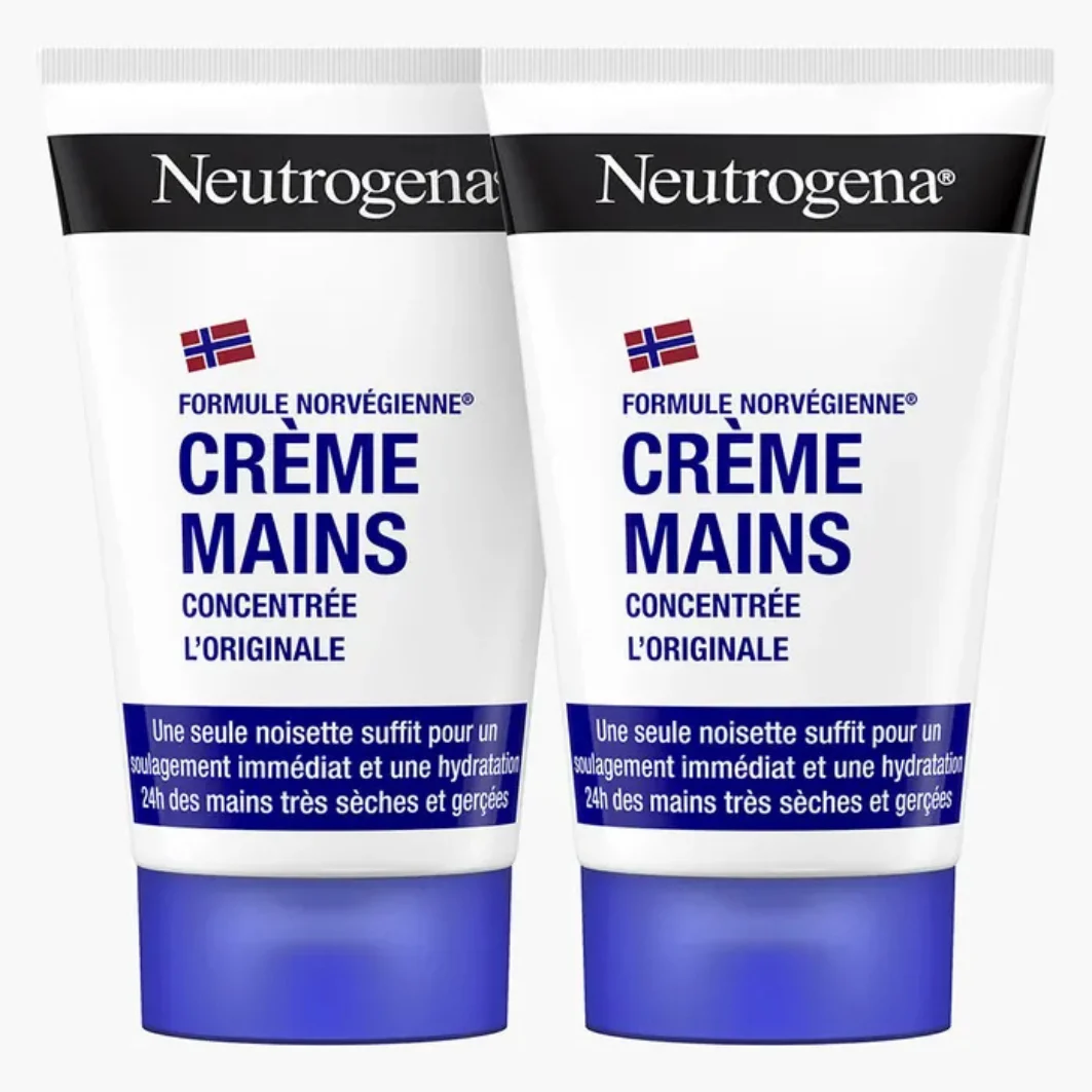 Neutrogena Crema Mani Idratante Concentrata Pelli Molto Secche 2x50ml