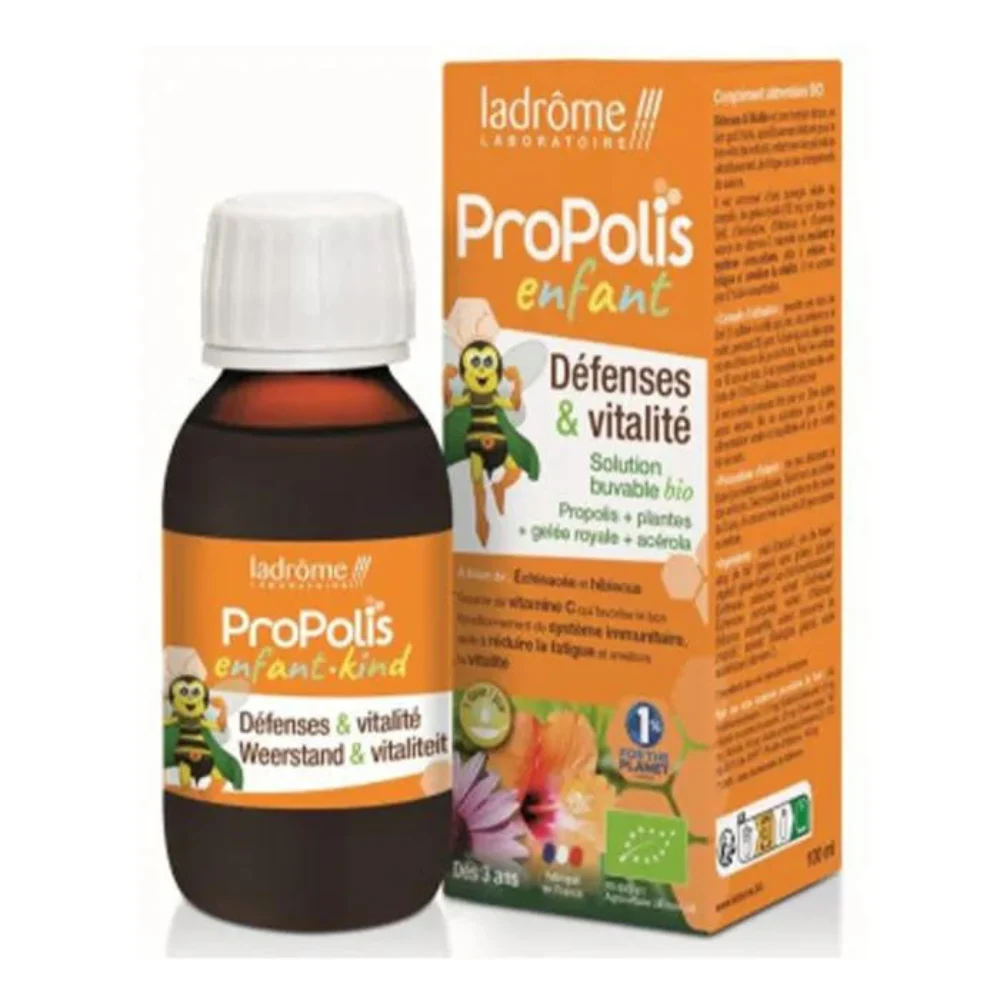 Ladrôme Propoli Soluzione Bevibile Bio Difese e Vitalità Per Bambini 100ml