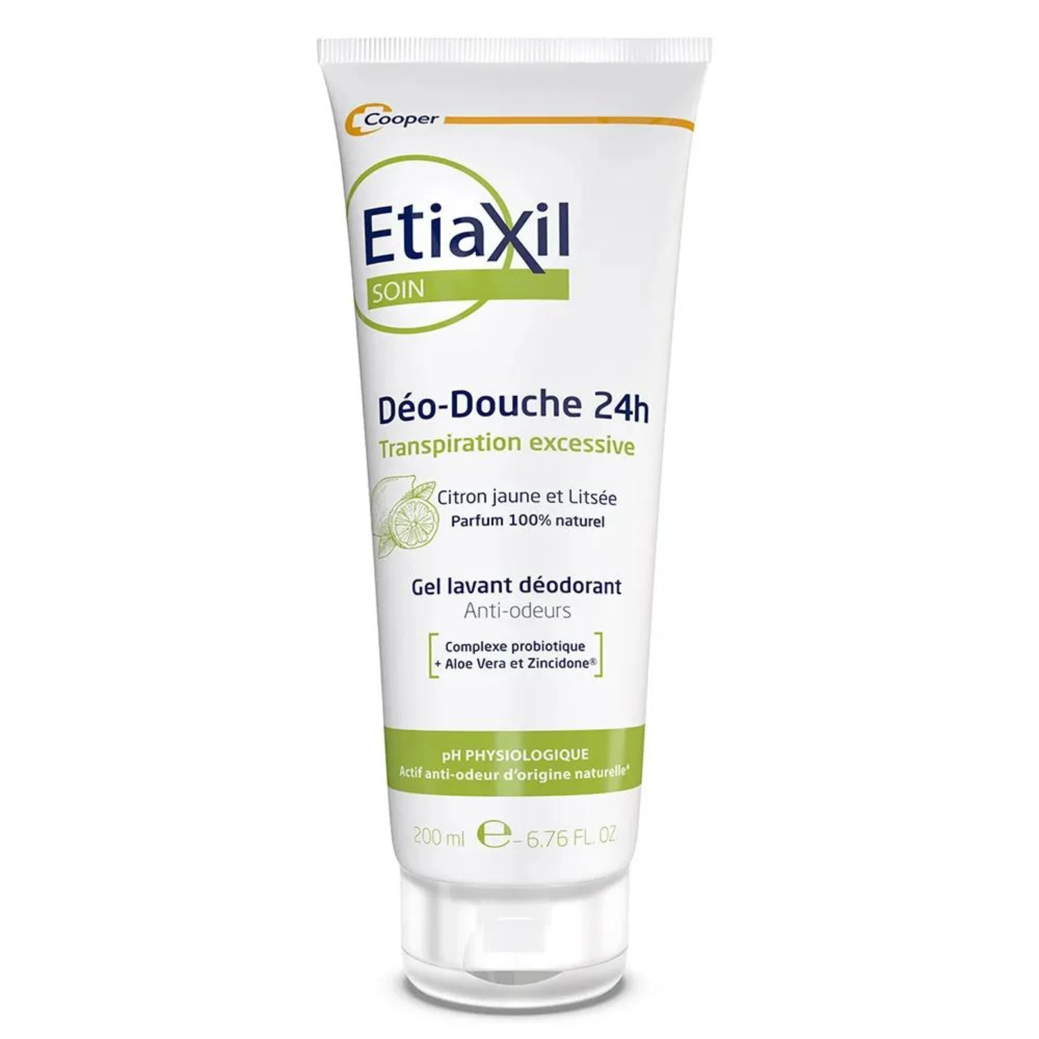 Etiaxil Deo Doccia 24h Sudorazione Eccessiva Gel Lavante Deodorante Limone 200ml