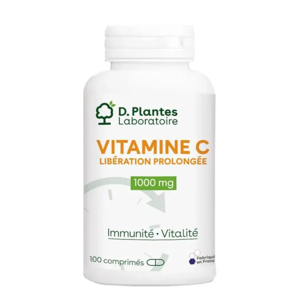 D. Plantes Vitamina C Rilascio Prolungato 1000mg Immunità e Vitalità 100 Compresse