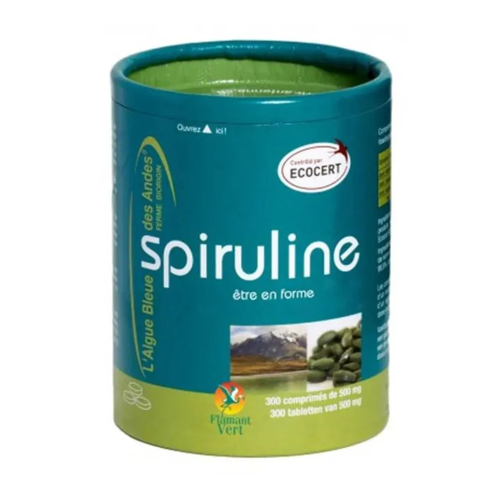 Flamant Vert Spirulina Essere In Forma 300 Compresse