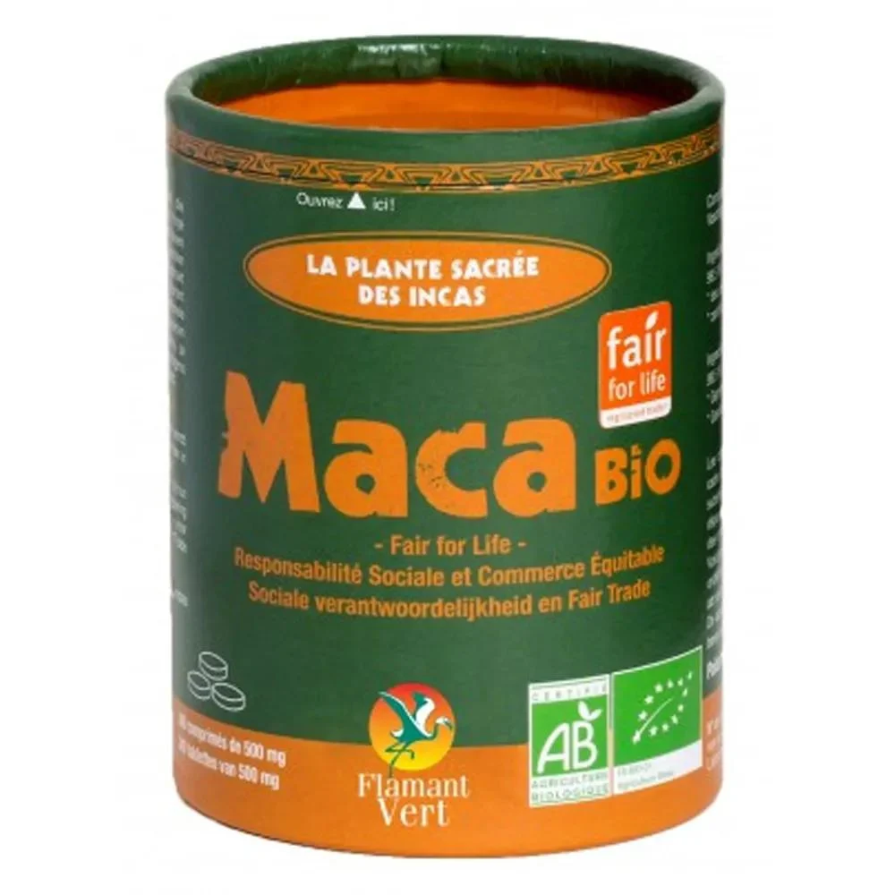 Flamant Vert Maca Bio Pianta Sacra Degli Incas 340 Compresse