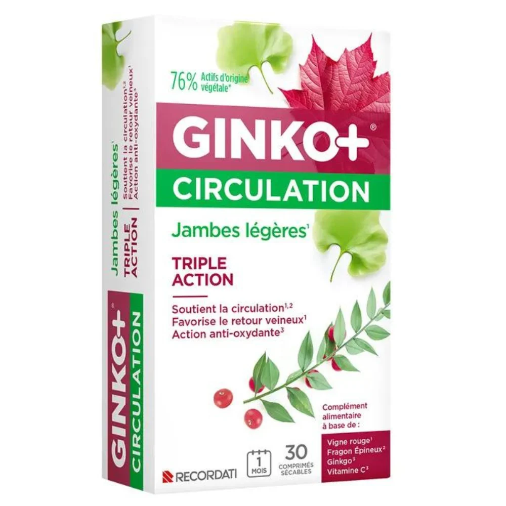 Ginko+ Circolazione Gambe Leggere 30 compresse