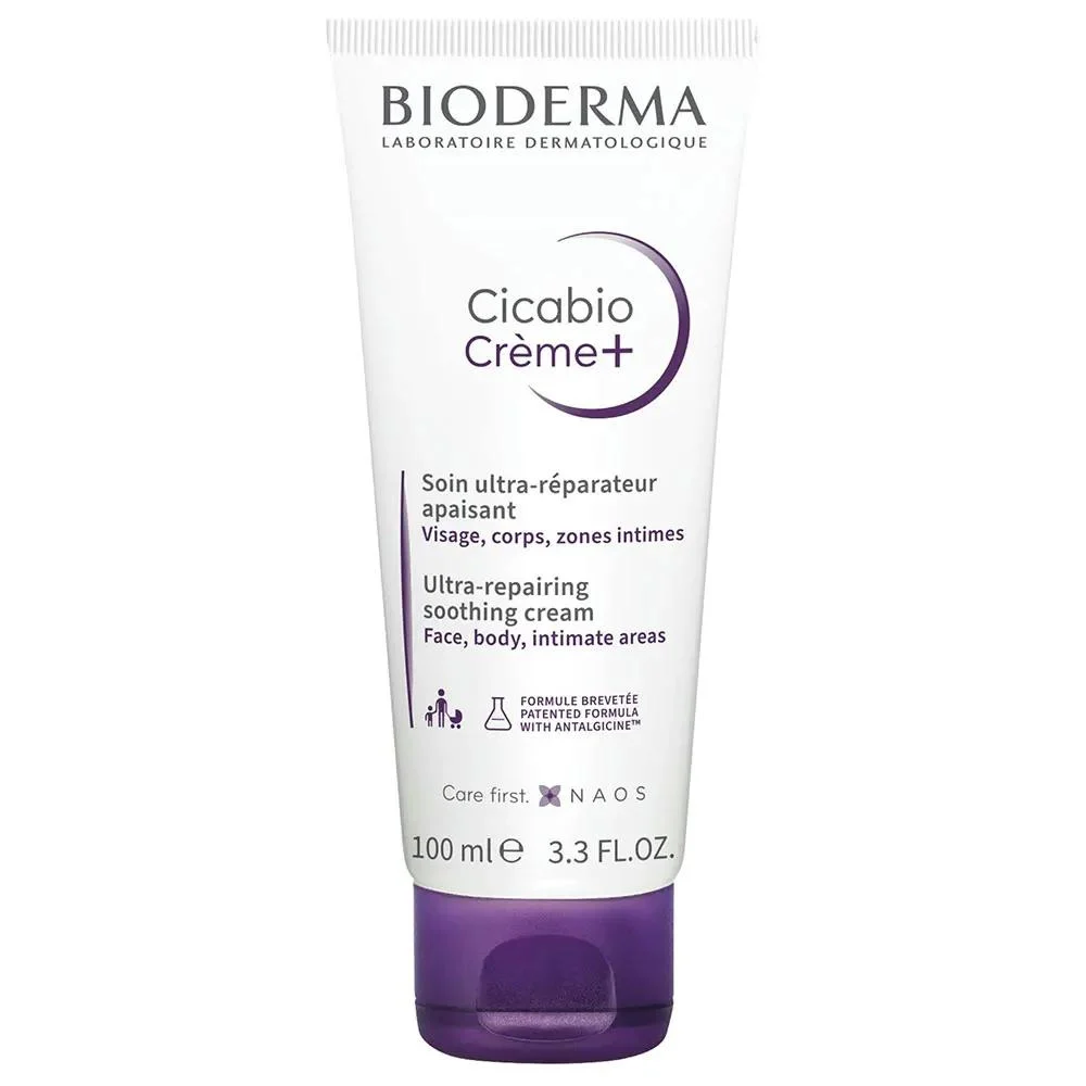 Bioderma Cicabio Crema+ Ultra Riparatore Lenitivo Viso Corpo e Zone Intime 100ml
