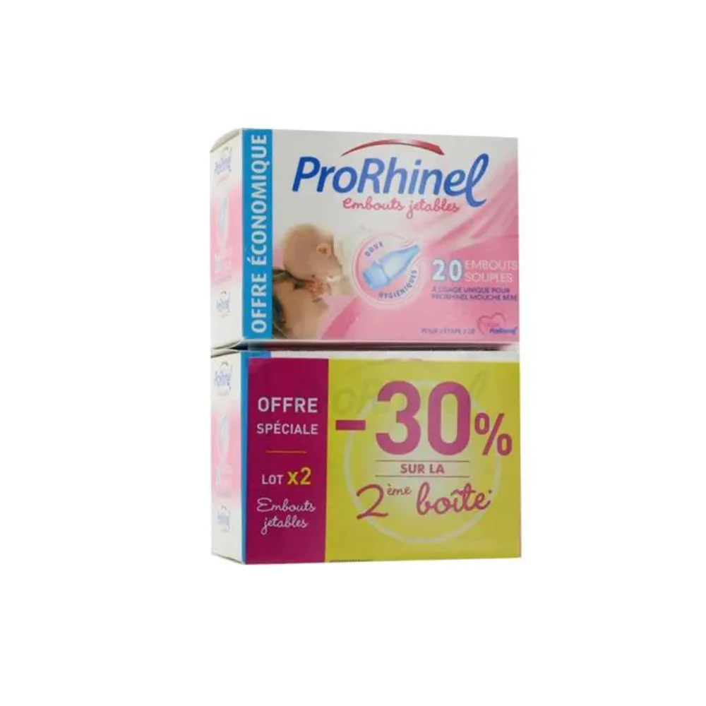 ProRhinel Punte monouso morbide per ProRhinel Fly Baby 2x20 Punte Lot × 2