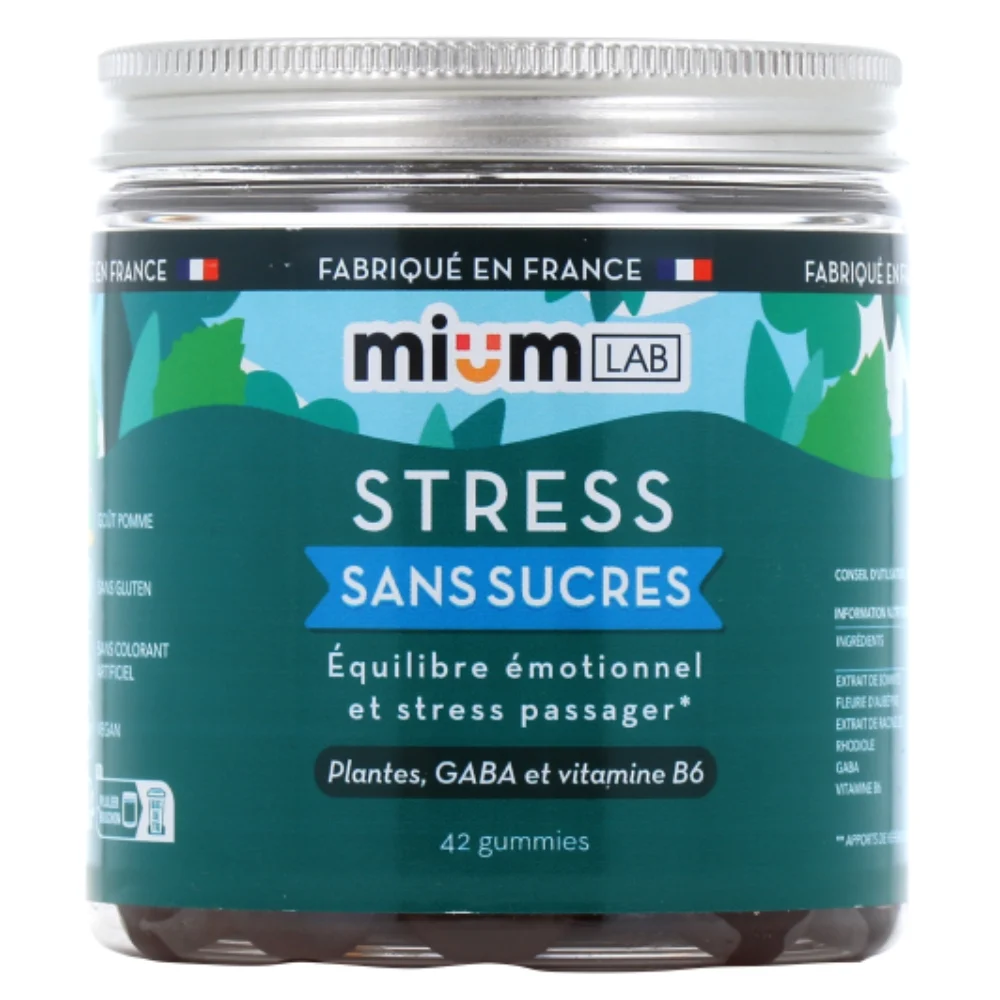 Mium LAB - Stress - Senza Zuccheri 42 caramelle gommose