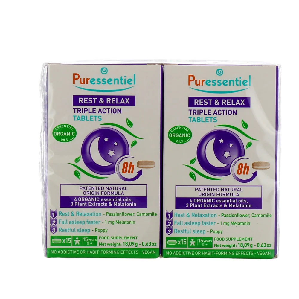 Puressentiel Sonno Tripla Azione BIO 2x15 compresse