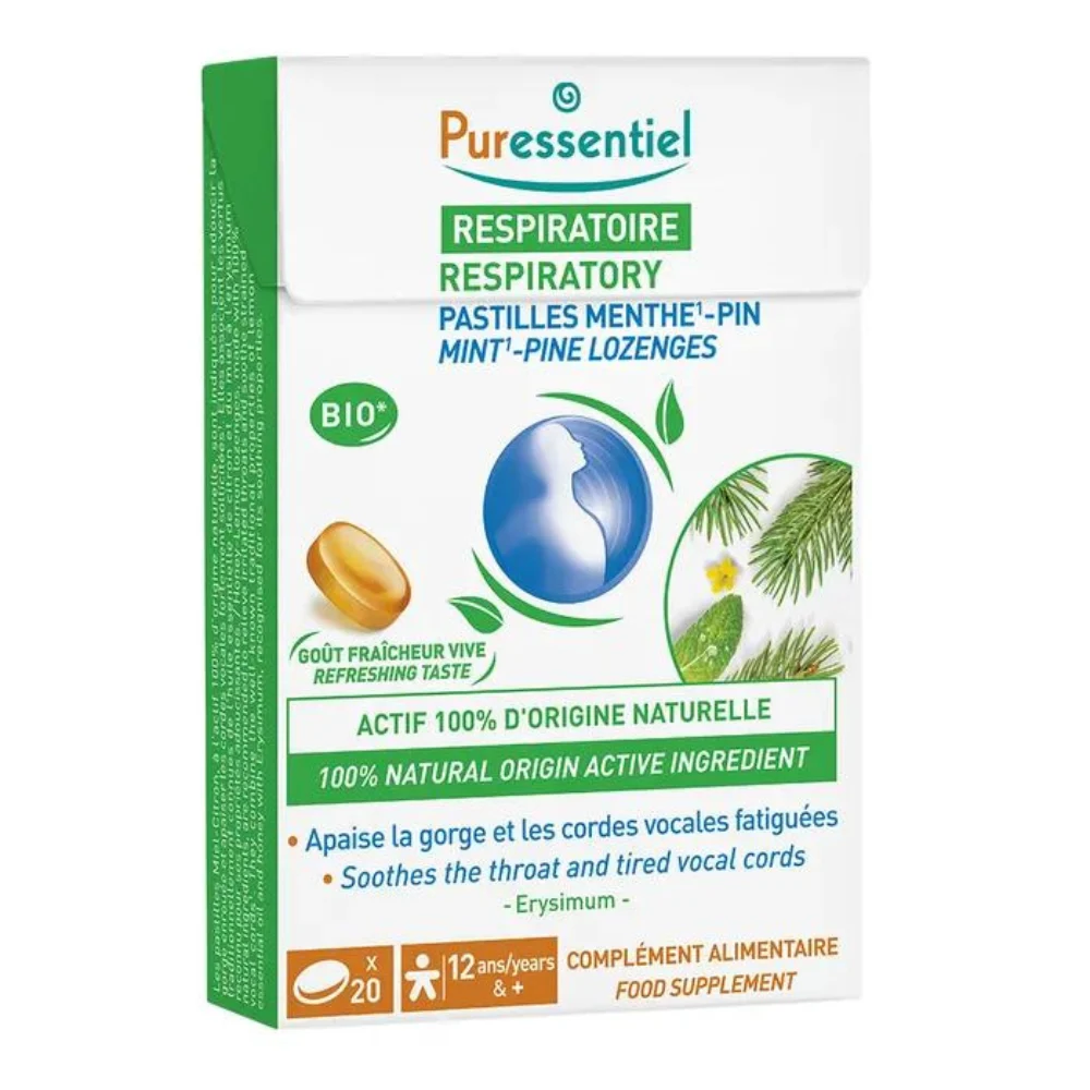Puressentiel Respiratorio Pastiglie Menta - Pino x20 pezzi