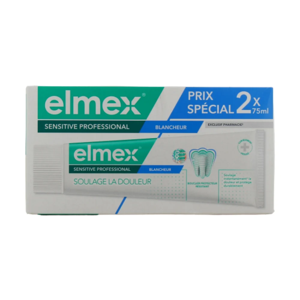 Elmex Sensitive Sensitive Professional Dentifricio Sbiancante Offerta Speciale 2x75ml