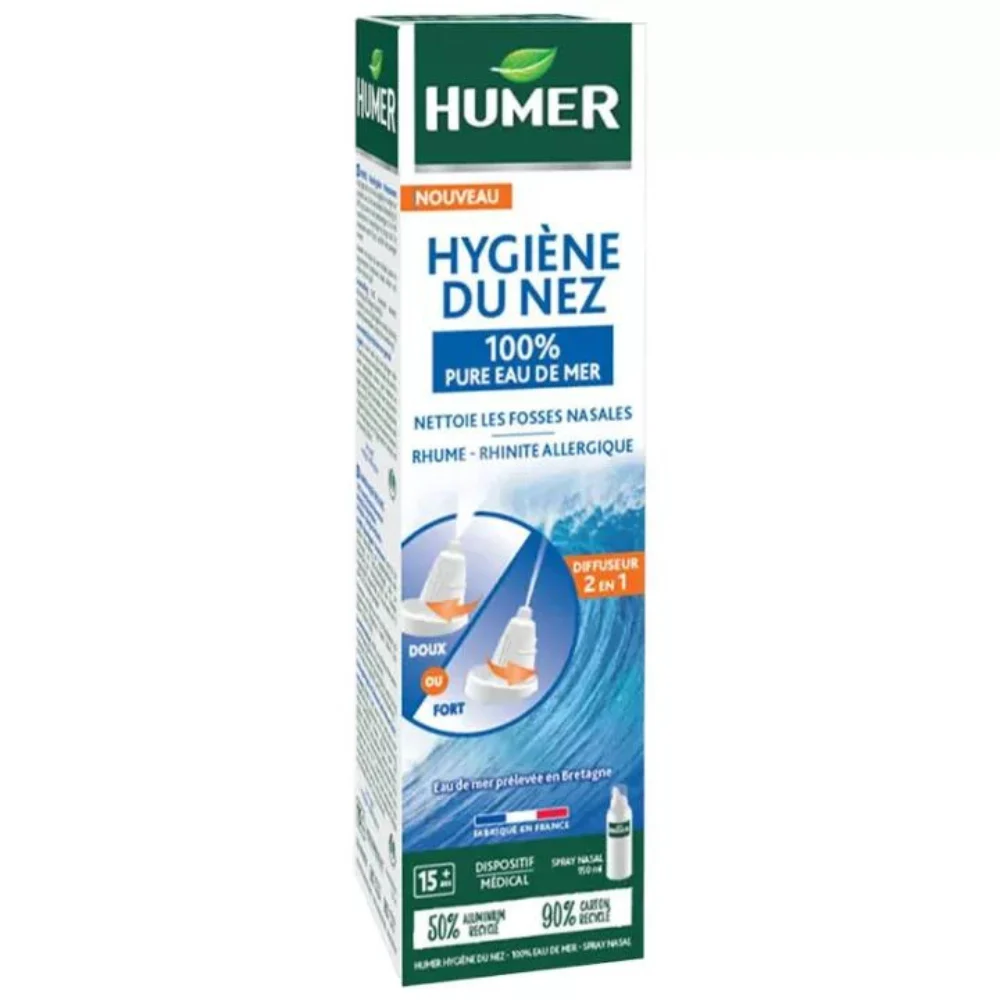Humer Igiene del Naso Acqua di Mare Isotonica Adulti 150ml