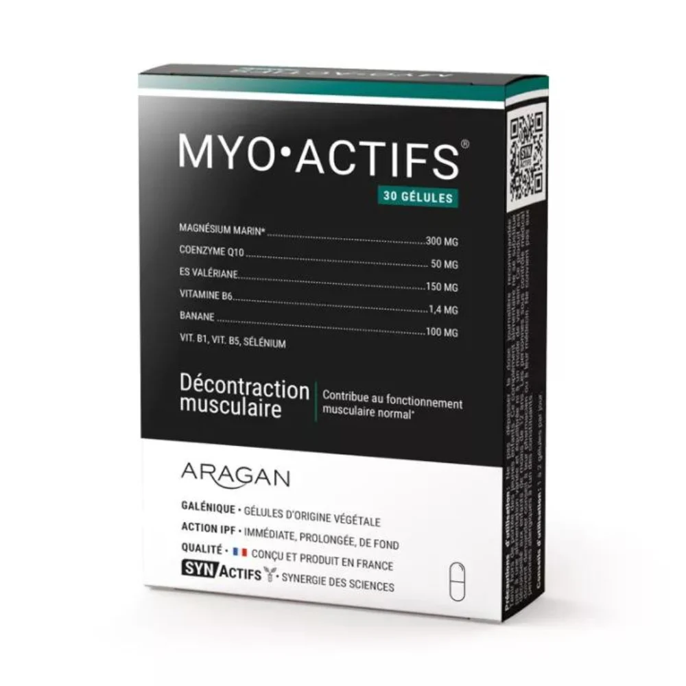 Aragan Synatifs Myoactif Decontrazione muscolare 30 capsule