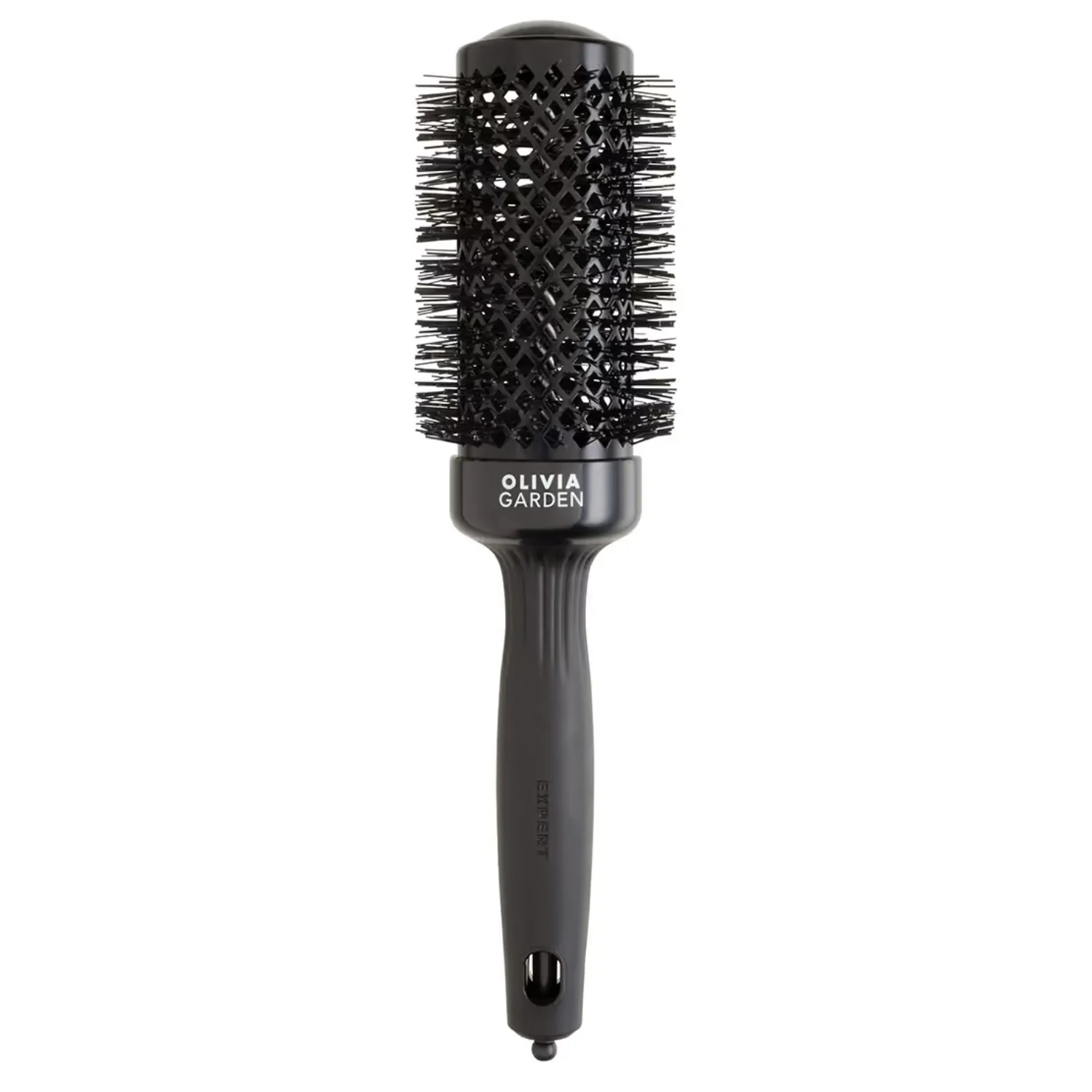 Spazzola rotonda Olivia Garden Expert Blowout Shine nera 45 mm