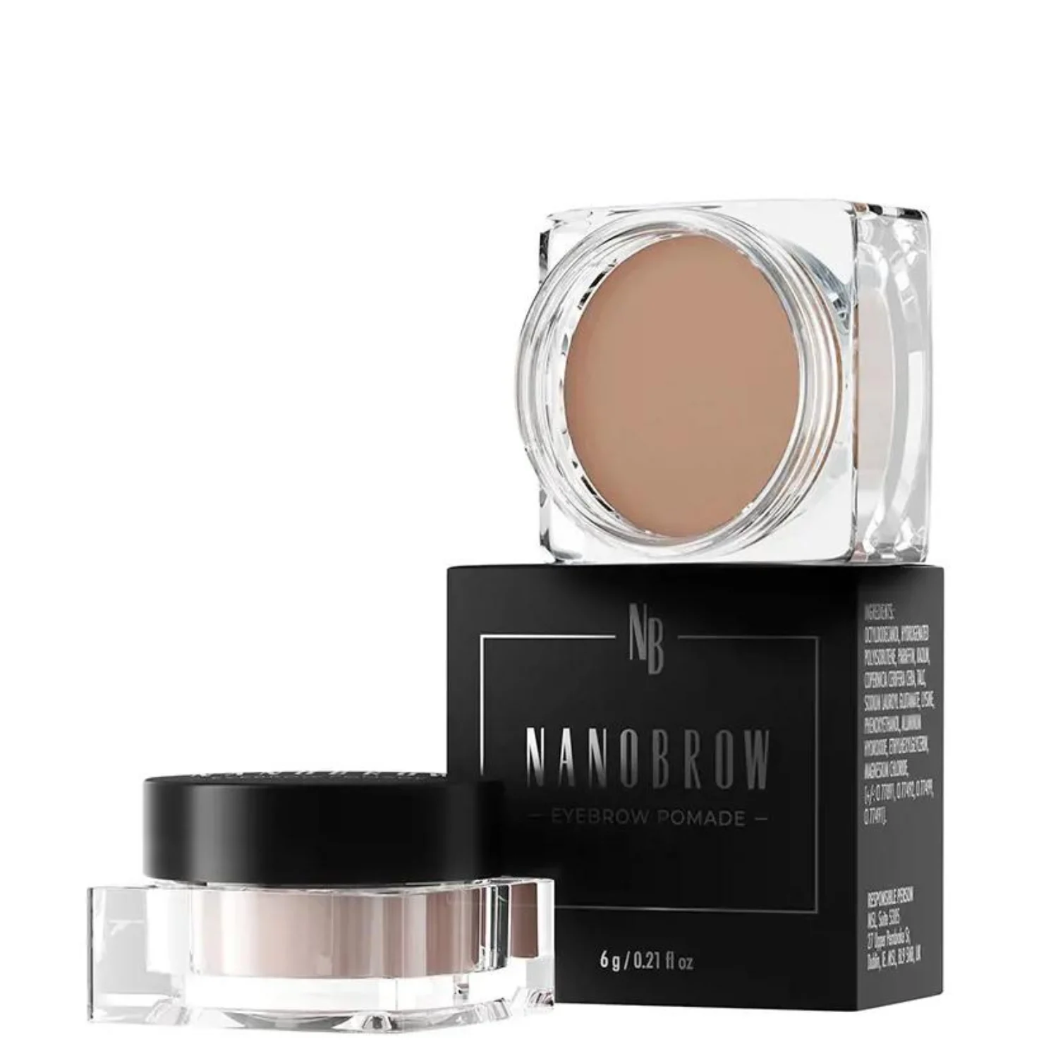 Nanobrow Pomata per sopracciglia Marrone chiaro 6 g