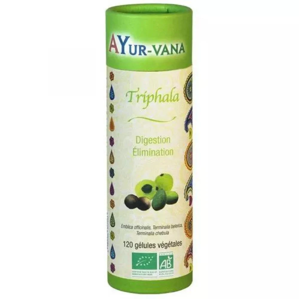 Ayur-Vana Triphala Bio Digestione ed eliminazione 120 capsule