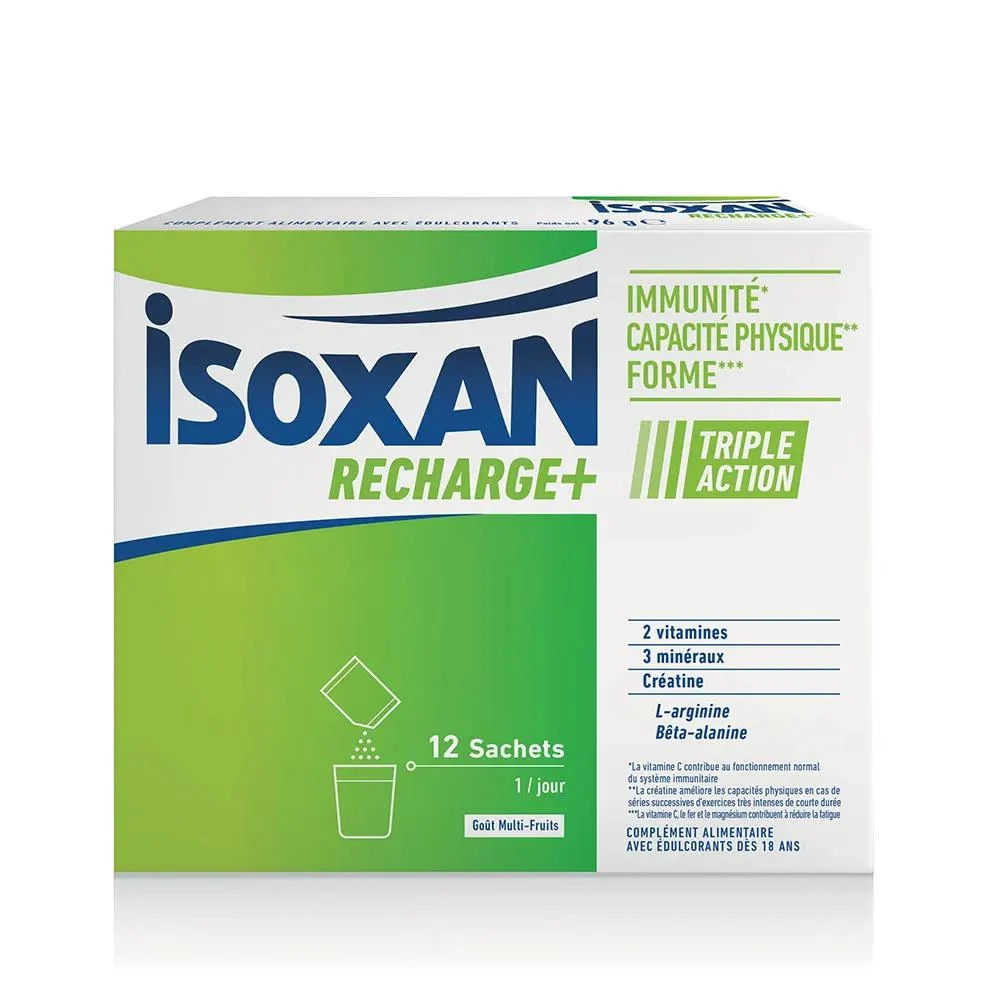 Isoxan Recharge+ Tripla azione 12 bustine