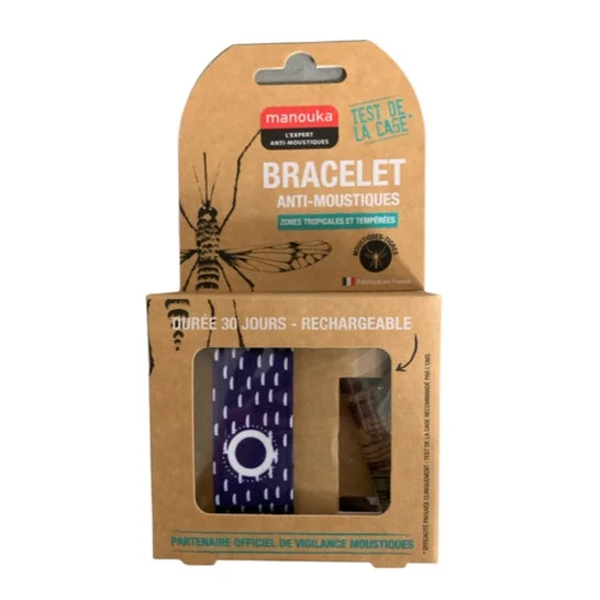Manouka Pulsera Repelente de Mosquitos Adulto Marino 1ud